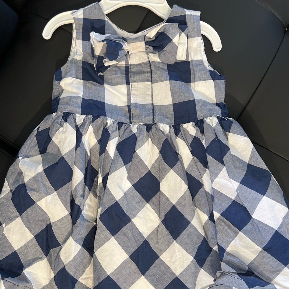 Baby Girl Buffalo Check Picnic Dress